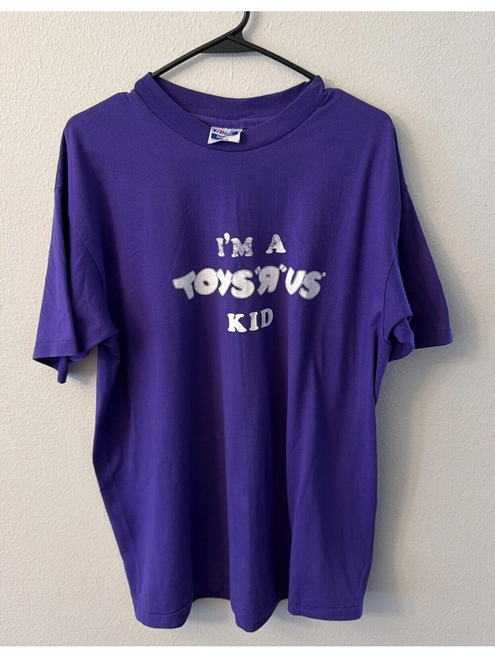 Vintage I’m A Toys R Us Kid Purple T Shirt Hanes Made In USA XL 46-48